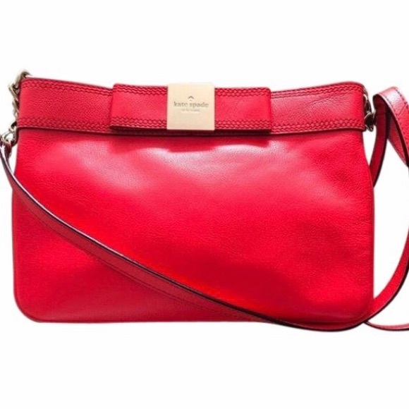 Kate Spade Handbags - Kate Spade Primrose Hill Arica Red Leather Bag